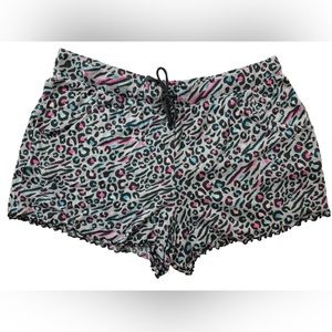 Leopard print shorts